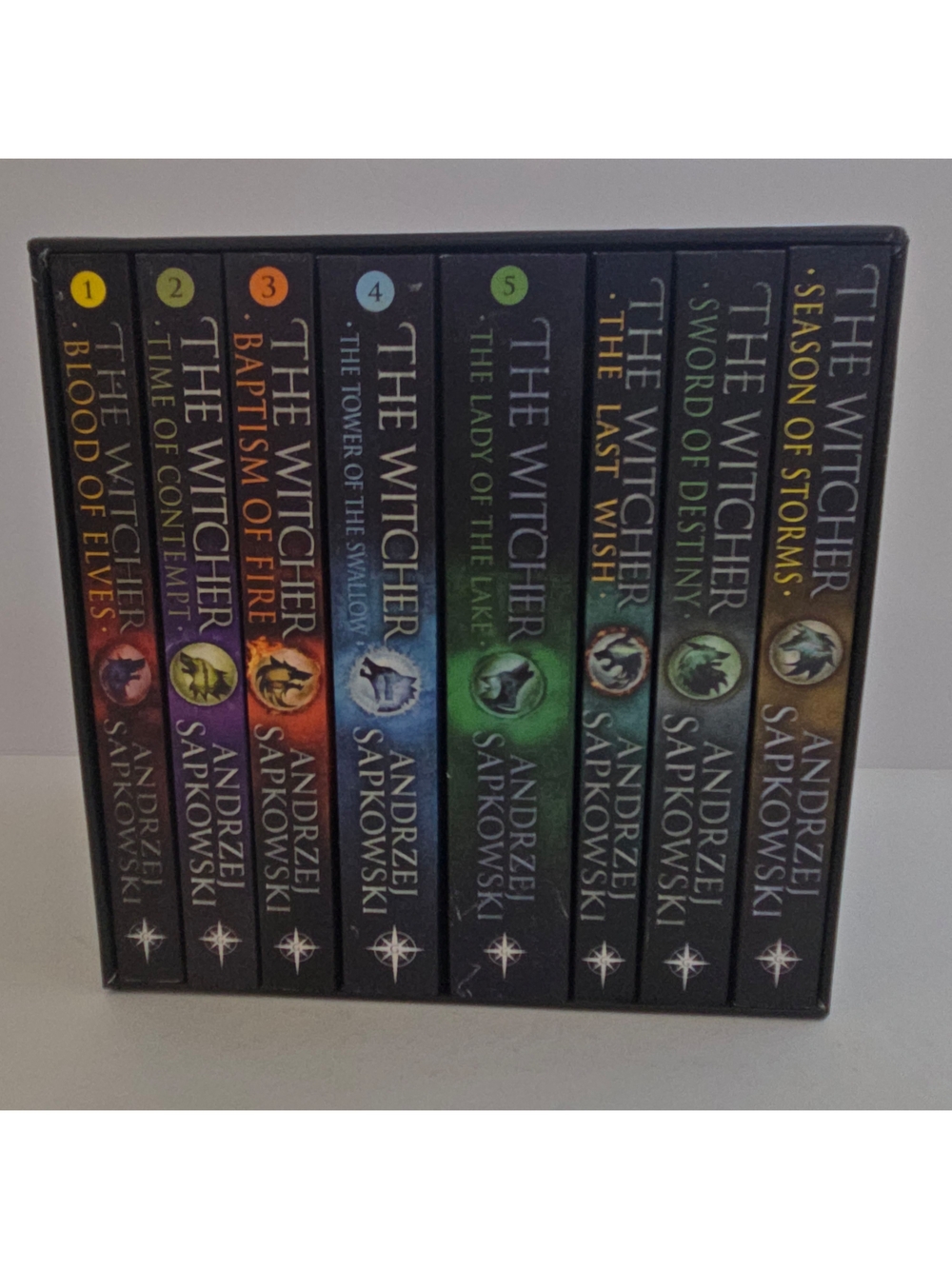 The Witcher Complete Series Box Set 8 Paperback Books Andrzej Sapkowski English